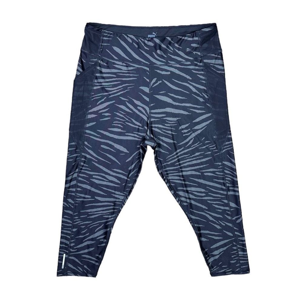 PUMA Women's Train Favorite AOP 3/4 Tights (Activewear Pants) - Size XL